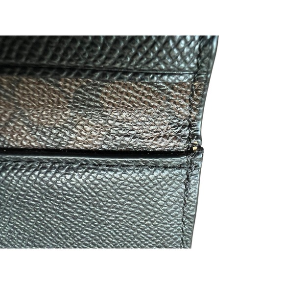 Coach Women Crossgrain Black Wallet F57584 Compact - Picture 14 of 16